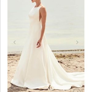 Mikaella satin wedding gown Style 2115